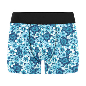 Hibiscus Pattern Print Design 03 Men's All Over Print Boxer Briefs Men's Underwear