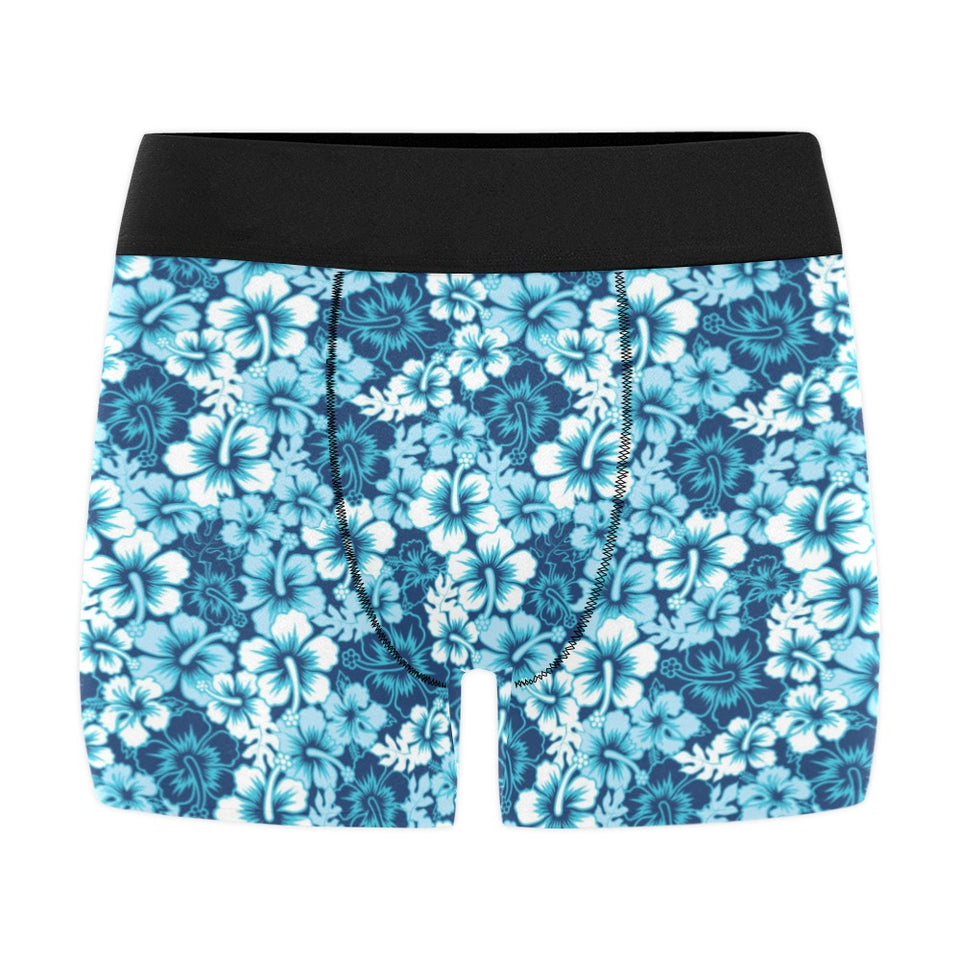 Hibiscus Pattern Print Design 03 Men's All Over Print Boxer Briefs Men's Underwear