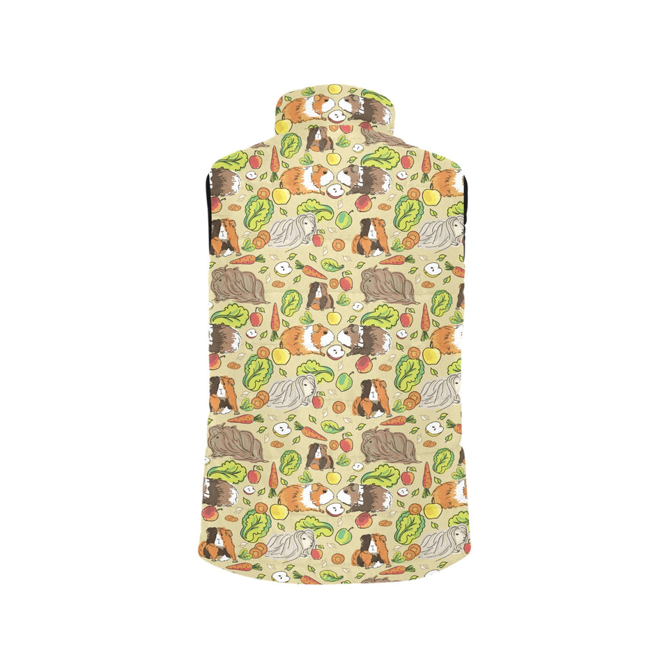 Guinea Pig Pattern Print Design 04 Women's Padded Vest