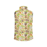 Guinea Pig Pattern Print Design 04 Women's Padded Vest