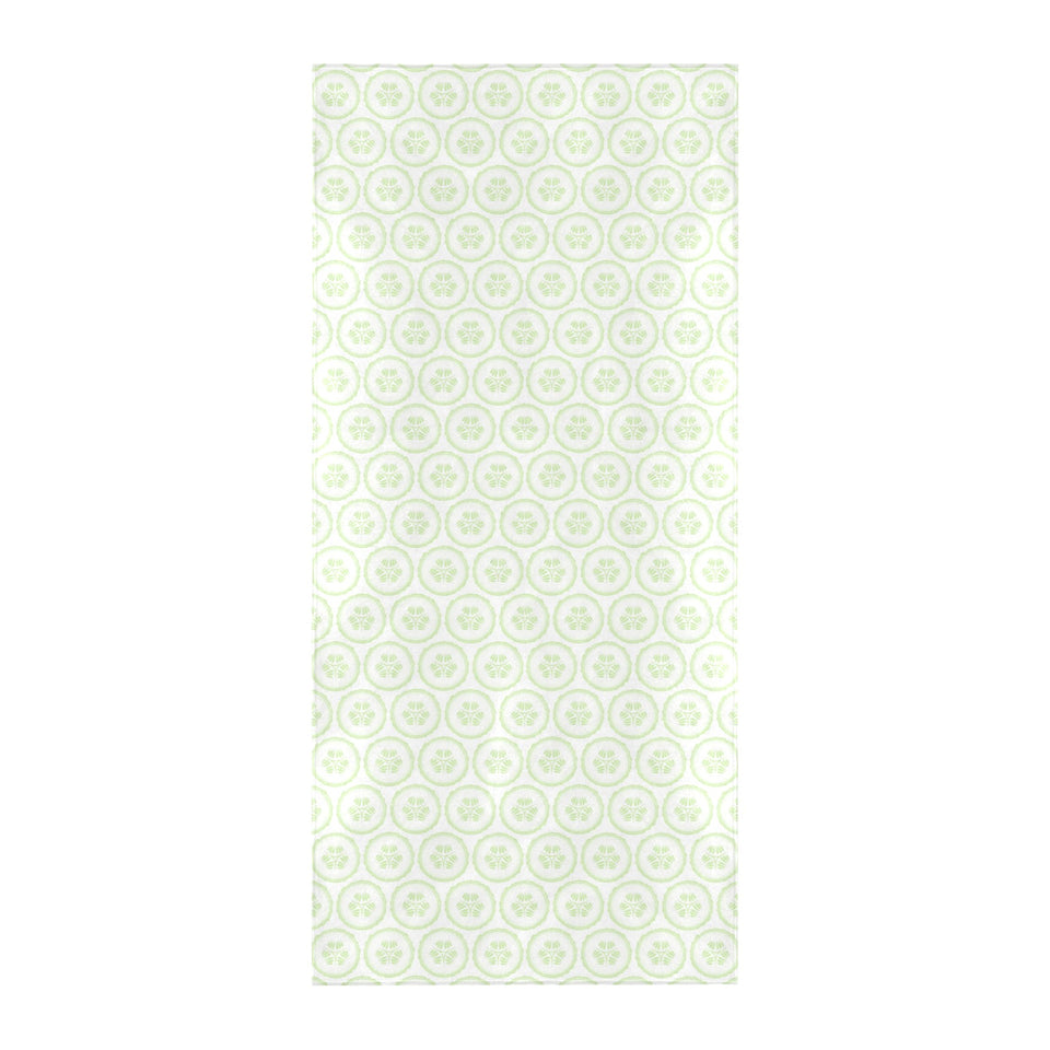 Cucumber pattern background Beach Towel