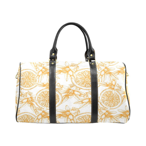 hand drawn orange fruit pattern Travel Bag