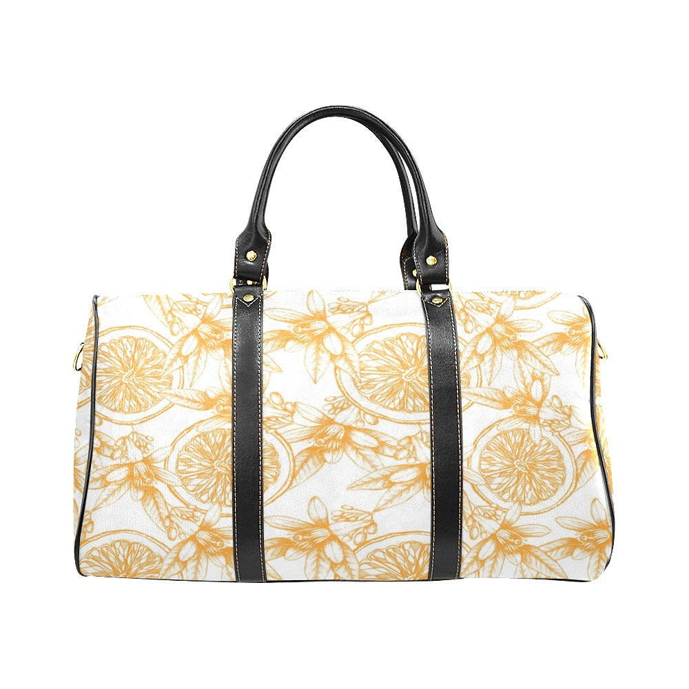 hand drawn orange fruit pattern Travel Bag