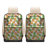Pineapples design pattern Car Seat Back Organizer