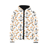 Clown Fish Pattern Print Design 02 Kids' Boys' Girls' Padded Hooded Jacket