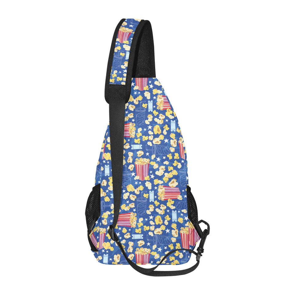 Popcorn Pattern Print Design 01 All Over Print Chest Bag