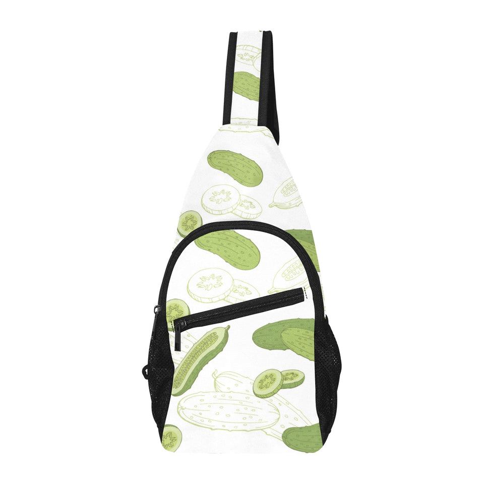 Cucumber sketch pattern All Over Print Chest Bag