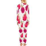 dragon fruits design pattern Women's All Over Print Pajama Set