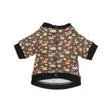 Snail Pattern Print Design 03 All Over Print Pet Dog Round Neck Fuzzy Shirt