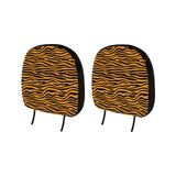 Bengal tigers skin print pattern background Car Headrest Cover