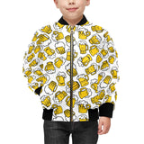 Beer design pattern Kids' Boys' Girls' Bomber Jacket