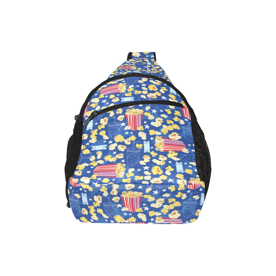 Popcorn Pattern Print Design 01 All Over Print Chest Bag