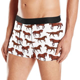 Horses running pattern background Men's All Over Print Boxer Briefs Men's Underwear