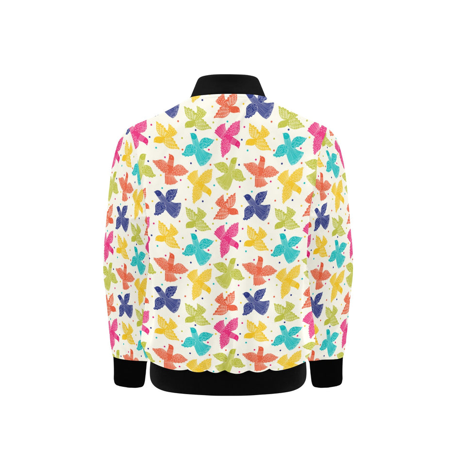 Pigeon Pattern Print Design 01 Kids' Boys' Girls' Bomber Jacket