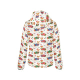 Corgi Christmas Pattern Women's Padded Hooded Jacket