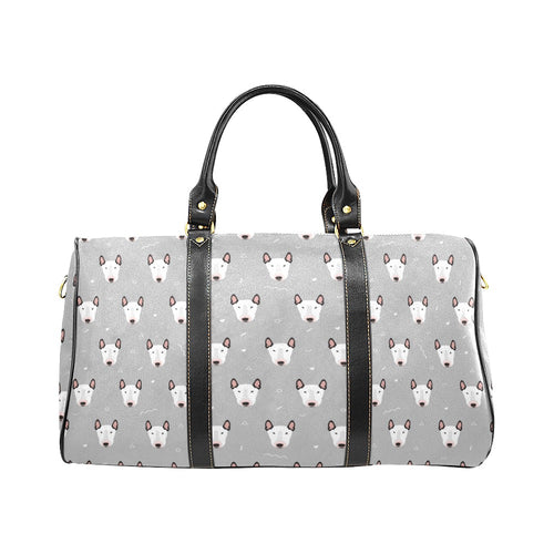 Bull Terrier Pattern Print Design 05 Travel Bag