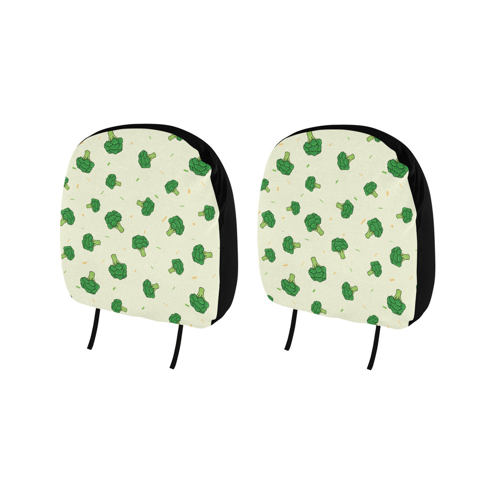 Broccoli pattern Car Headrest Cover