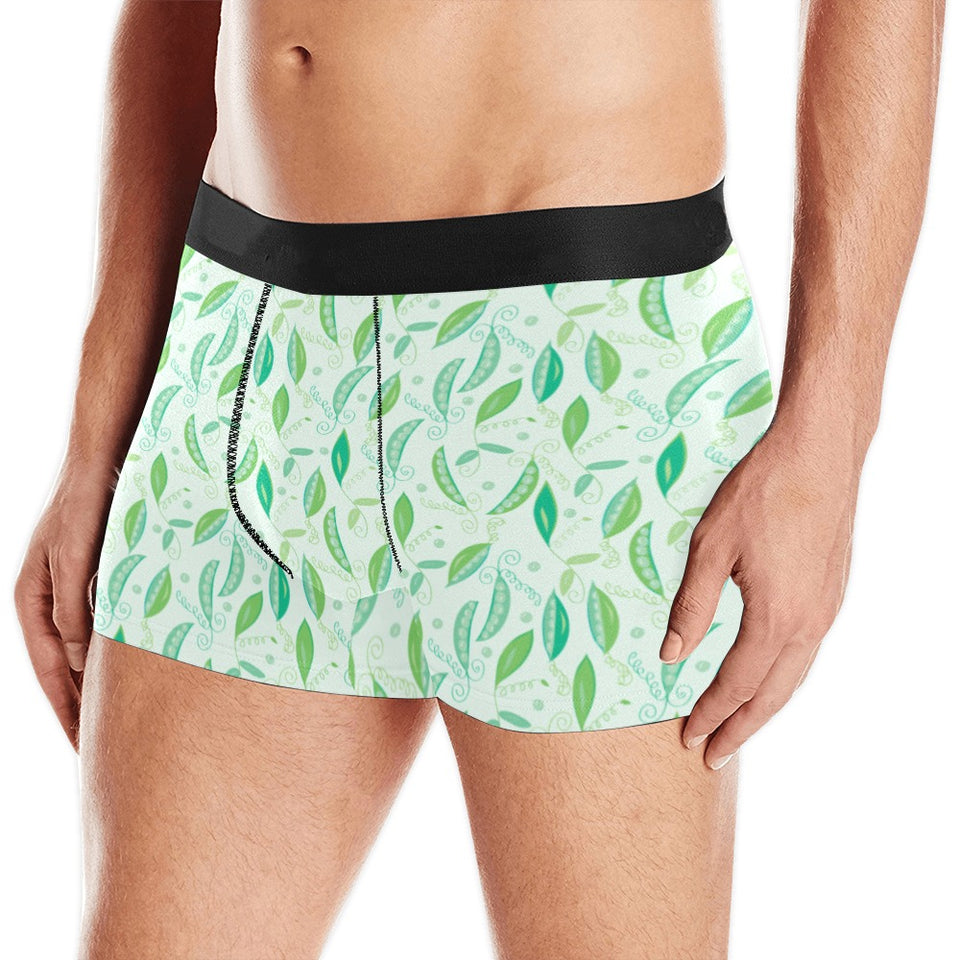 Green Peas Pattern Print Design 01 Men's All Over Print Boxer Briefs Men's Underwear