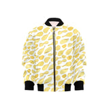 Potato Chips Pattern Print Design 02 Kids' Boys' Girls' Bomber Jacket