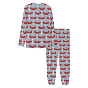 Sausage Pattern Print Design 02 Men's All Over Print Pajama