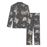 Cute koala pattern Women's Long Pajama Set