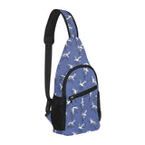 Seagull Pattern Print Design 03 All Over Print Chest Bag