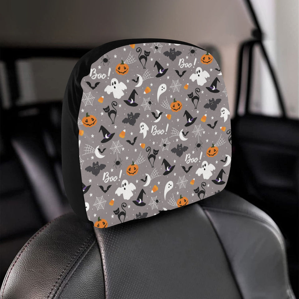 Halloween design pattern Car Headrest Cover