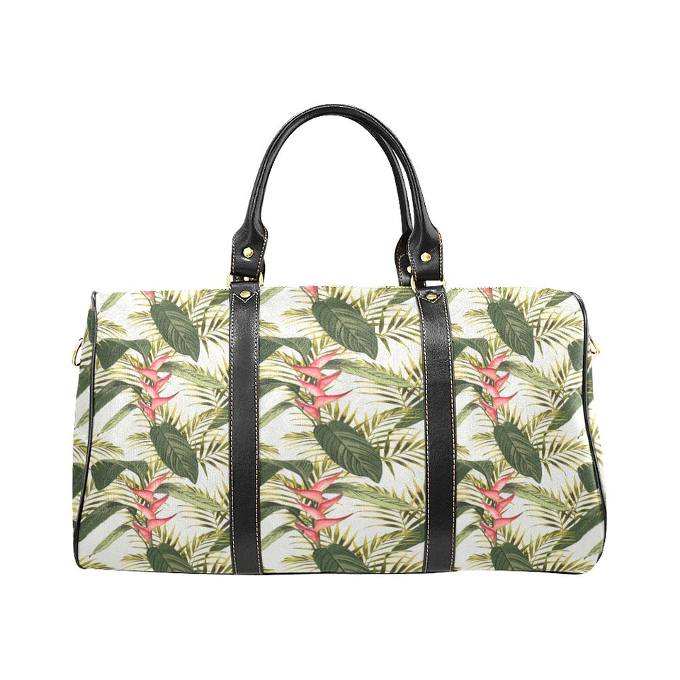 heliconia pattern Travel Bag