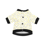 Tennis Pattern Print Design 02 All Over Print Pet Dog Round Neck Fuzzy Shirt