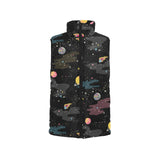 space pattern Women's Padded Vest