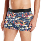 Blue red dragon cloud pattern Men's All Over Print Boxer Briefs Men's Underwear
