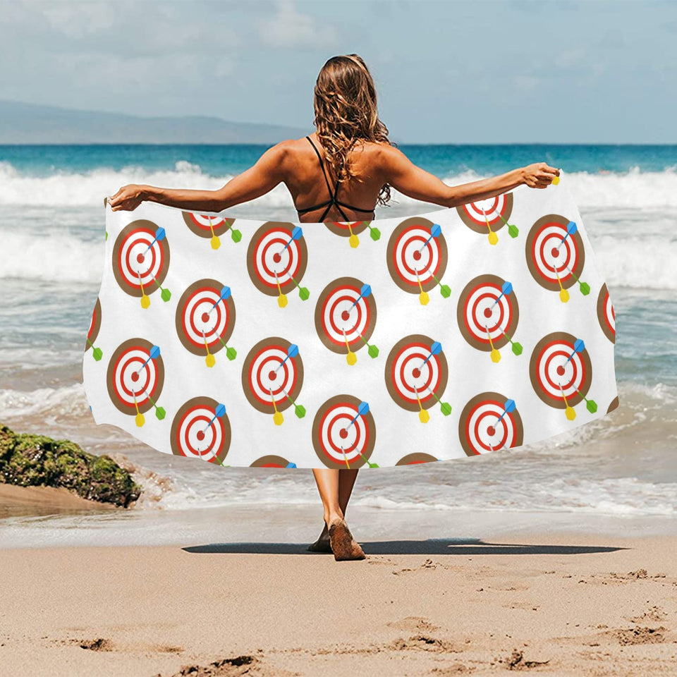 Darts Pattern Print Design 04 Beach Towel