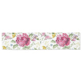 Hand drawn butterfly rose Table Runner