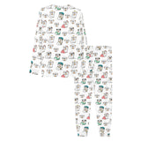 English Bulldog Pattern Print Design 03 Men's All Over Print Pajama