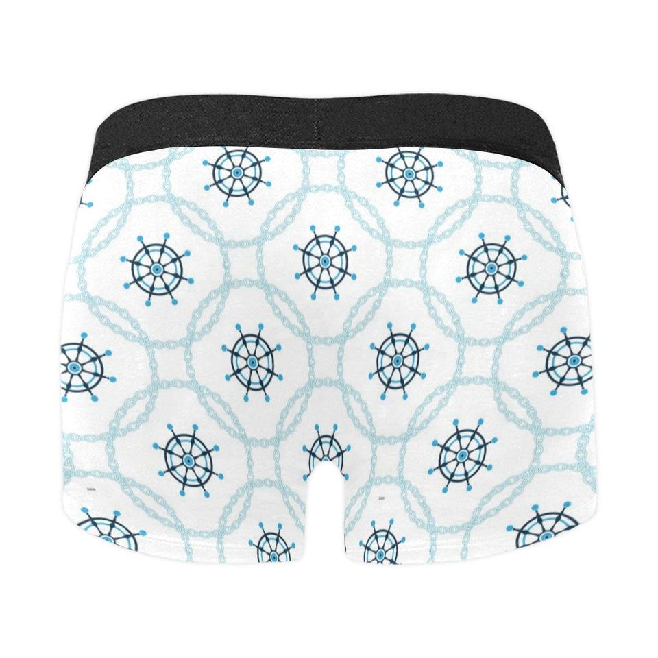 nautical steering wheel chain Men's All Over Print Boxer Briefs Men's Underwear