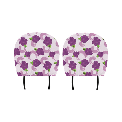 Cute Grape pattern Car Headrest Cover