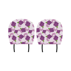 Cute Grape pattern Car Headrest Cover