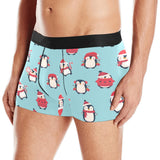 Cute penguin christmas  design pattern Men's All Over Print Boxer Briefs Men's Underwear