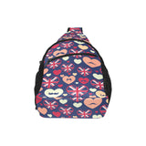 British Pattern Print Design 02 All Over Print Chest Bag