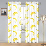 Banana pattern Gauze Curtain