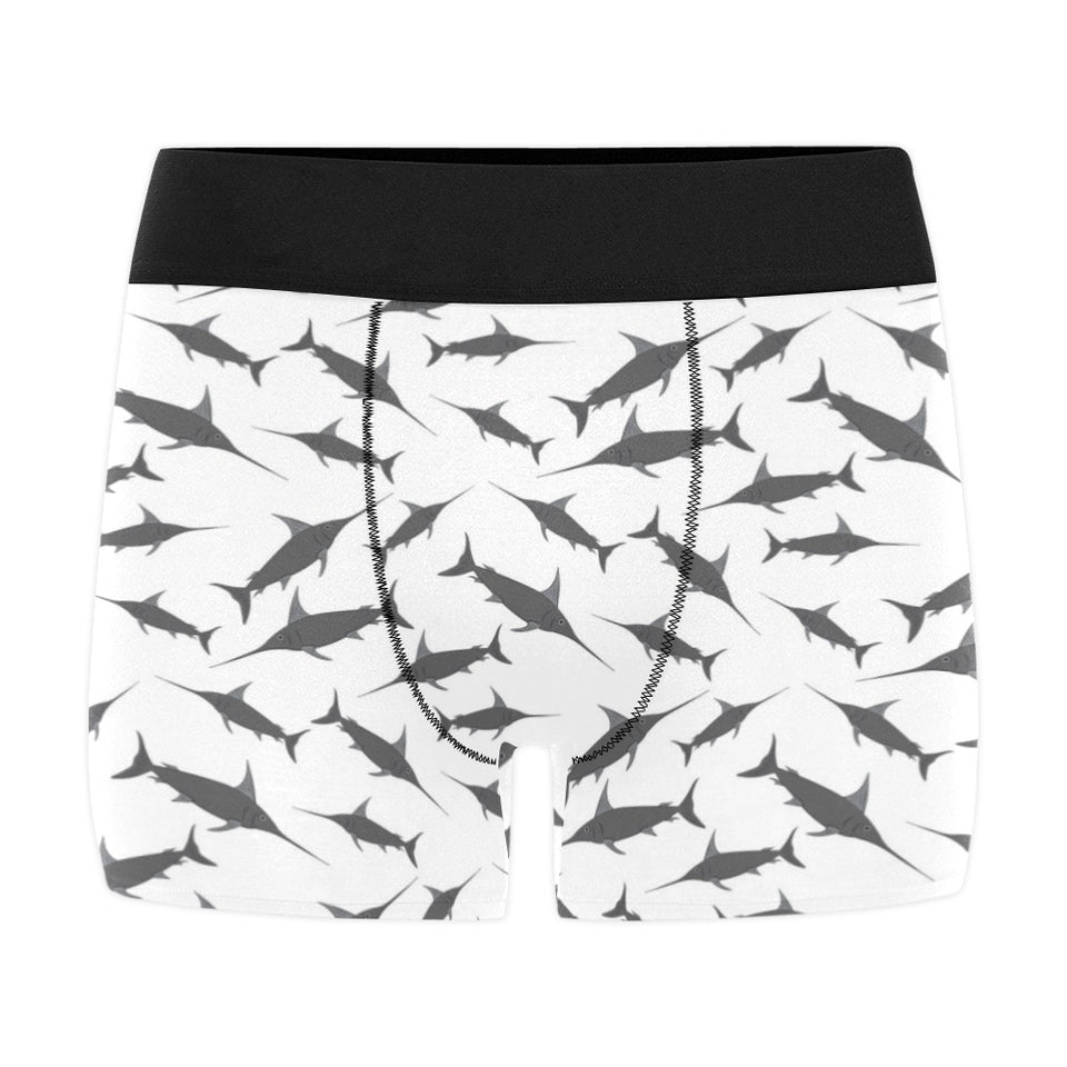 Swordfish Pattern Print Design 04 Men's All Over Print Boxer Briefs Men's Underwear