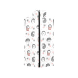 Hedgehog Pattern Print Design 02 Men's Padded Vest
