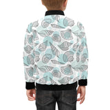 Shell polynesian tribal Kids' Boys' Girls' Bomber Jacket
