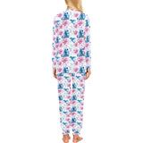 Hummingbird Pattern Print Design 02 Women's All Over Print Pajama Set