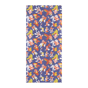 Goldfish Pattern Print Design 04 Beach Towel