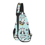 Cute baby panda pattern All Over Print Chest Bag