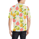 Guava design pattern Men's All Over Print Polo Shirt