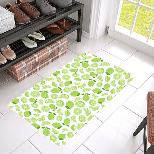 Lime design pattern Doormat