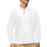 papaya design pattern Men's Long Sleeve Polo Shirt