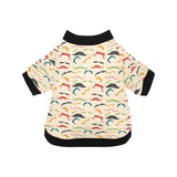 Mustache Beard Pattern Print Design 03 All Over Print Pet Dog Round Neck Fuzzy Shirt